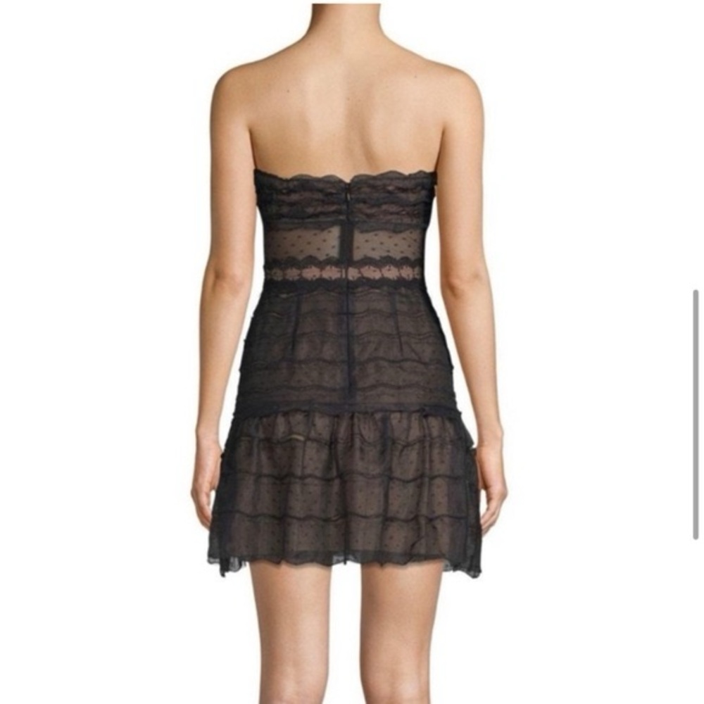 Alexis Black Strapless Lace Dress romantic goth - Picture 3 of 3